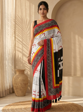 Rainbow Mul Cotton Saree