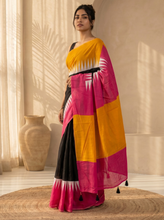 Rainbow Mul Cotton Saree